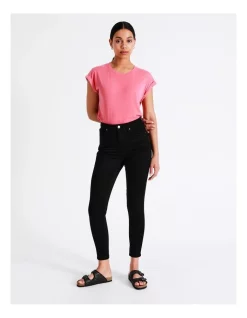 Top 10 π₯° Grab Denim Recycled Blend Olivia Skinny Jean Petite In Black β