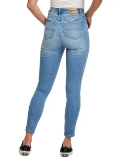 Coupon 🔥 Riders By Lee High Rider BCI Cotton Super High Rise Skinny Jean Lennon Blue 🛒 -High Waist Denim Cry Sale unnamed file 741
