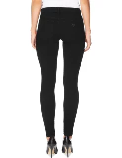 Budget 🛒 Guess Sexy Curve Overdye Skinny Jean Black 🛒 -High Waist Denim Cry Sale unnamed file 744