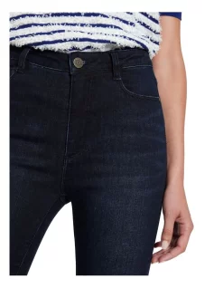 Best Pirce 🎉 Marcs Darlo Skinny Jean Blue/Black 😀 -High Waist Denim Cry Sale unnamed file 755