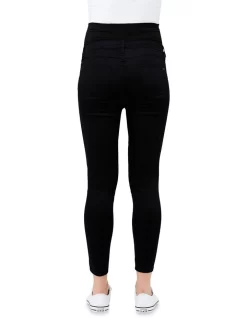 Flash Sale 😉 Ripe Rebel Ankle Grazer Jegging In Black 🎉 -High Waist Denim Cry Sale unnamed file 847