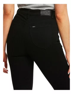 Best Pirce 🧨 Lee High Licks Crop Skinny Jean Primo Black 👏 -High Waist Denim Cry Sale unnamed file 854