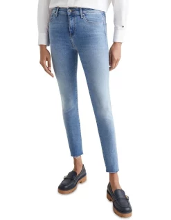 Best Sale ⌛ Tommy Hilfiger Como Skinny Regular Waist In Babe Blue 🧨 -High Waist Denim Cry Sale unnamed file 870