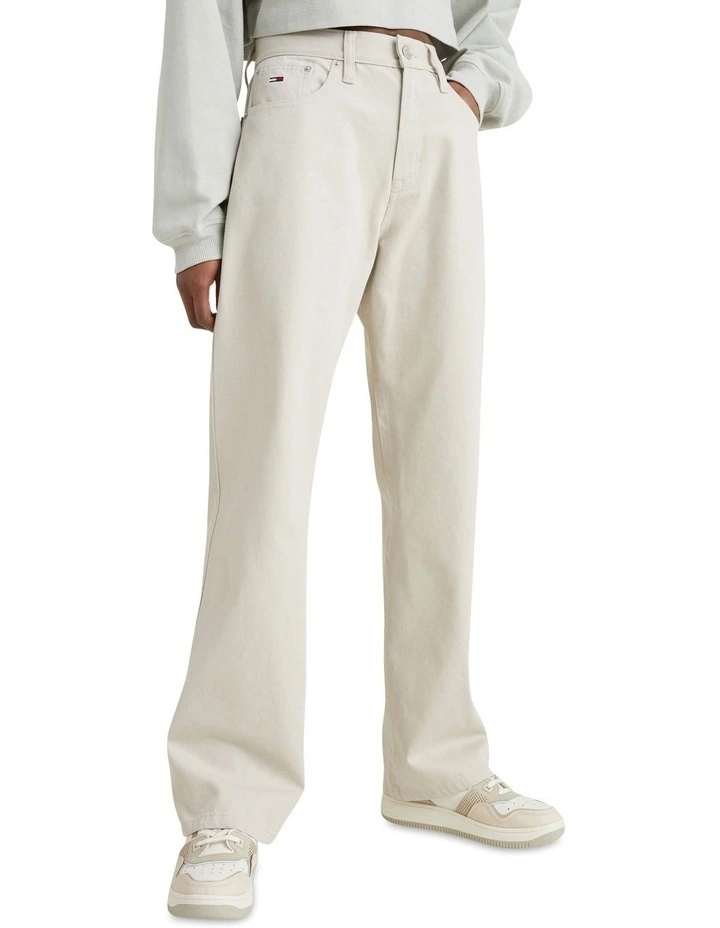 New π Tommy π Jeans Betsy Mid Rise Loose In Stony Beige π 4 New π Tommy π Jeans Betsy Mid Rise Loose In Stony Beige π - Image 2