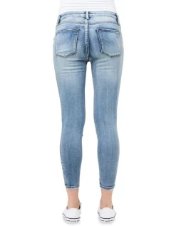 Flash Sale 🌟 Ripe Isla Ankle Grazer Jegging In Pale Blue 🎁 -High Waist Denim Cry Sale unnamed file 931