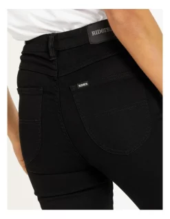 Outlet 😍 Riders By Lee Hi Rider High Waisted Skinny Jean Ex Black 🔥 -High Waist Denim Cry Sale unnamed file 944