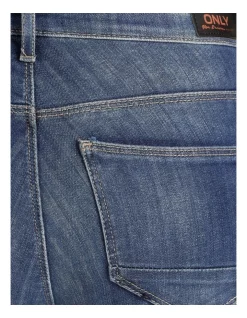 Best Pirce 😀 ONLY Kendell Denim Skinny Jean Medium Blue ❤️ -High Waist Denim Cry Sale unnamed file 965