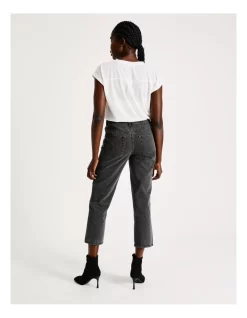 Best deal 🌟 Fate & Becker Somewhere Jean In Washed Black ✔️ -High Waist Denim Cry Sale unnamed file 98